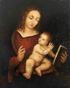 Pierre-Auguste Renoir Reading Virgin Mary with the Child Germany oil painting artist